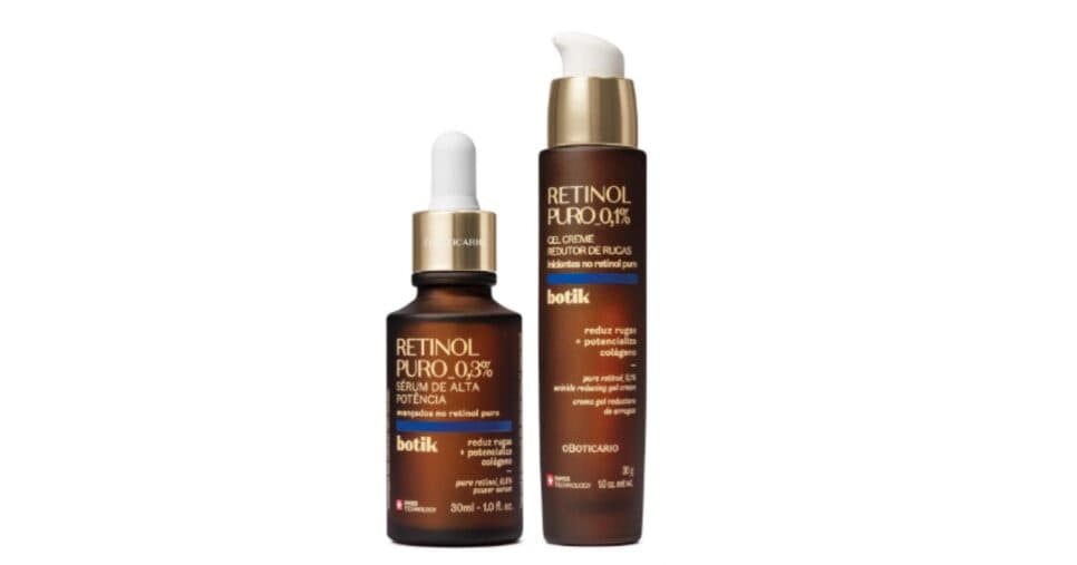 Sérum Facial e Gel Creme Redutor de Rugas (Foto: O Boticário) Sérum Facial e Gel Creme Redutor de Rugas (Foto: O Boticário)