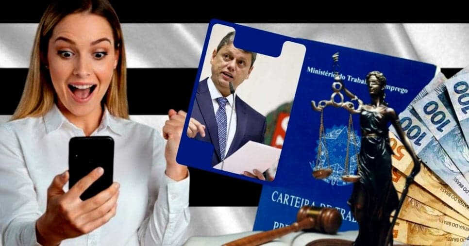 Tarcísio reajustou o salário mínimo em 10% em SP: Veja quanto os CLTs recebem em 2026