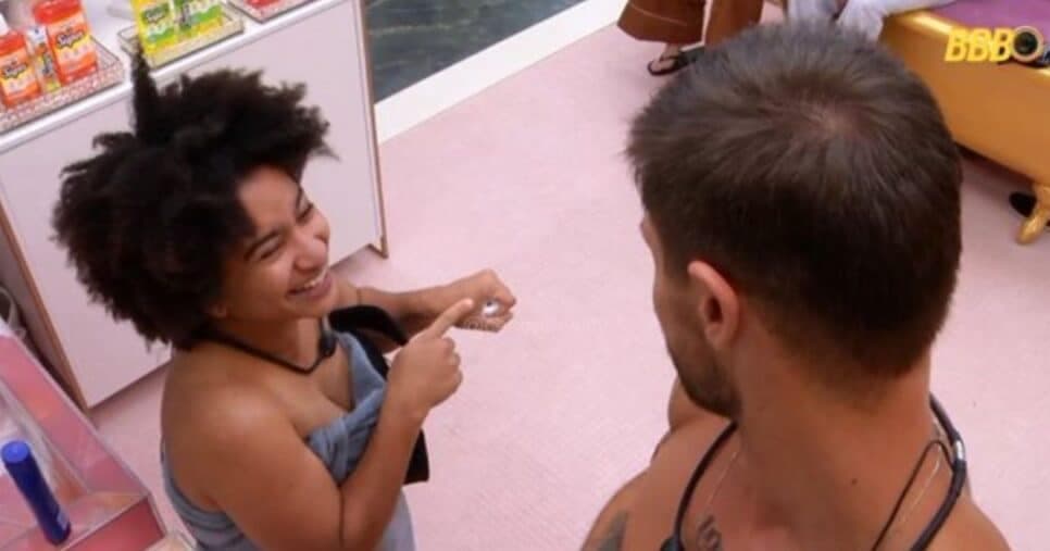 Milena e Jonas no BBB26 (Foto: Reproduções / Globo) Milena e Jonas no BBB26 (Foto: Reproduções / Globo)