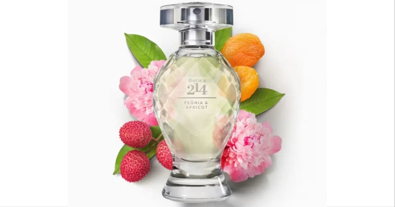 O Botica 214 Peônia & Apricot é um dos perfumes que exalam fragrância importada (Foto: Reprodução/Internet) O Botica 214 Peônia & Apricot é um dos perfumes que exalam fragrância importada (Foto: Reprodução/Internet)
