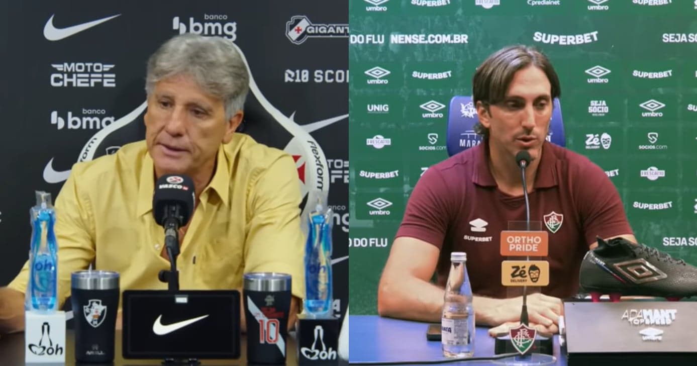 Enquanto Renato Gaúcho ganha R$ 1,5M no Vasco, esse é o salário de Zubeldía no Fluminense