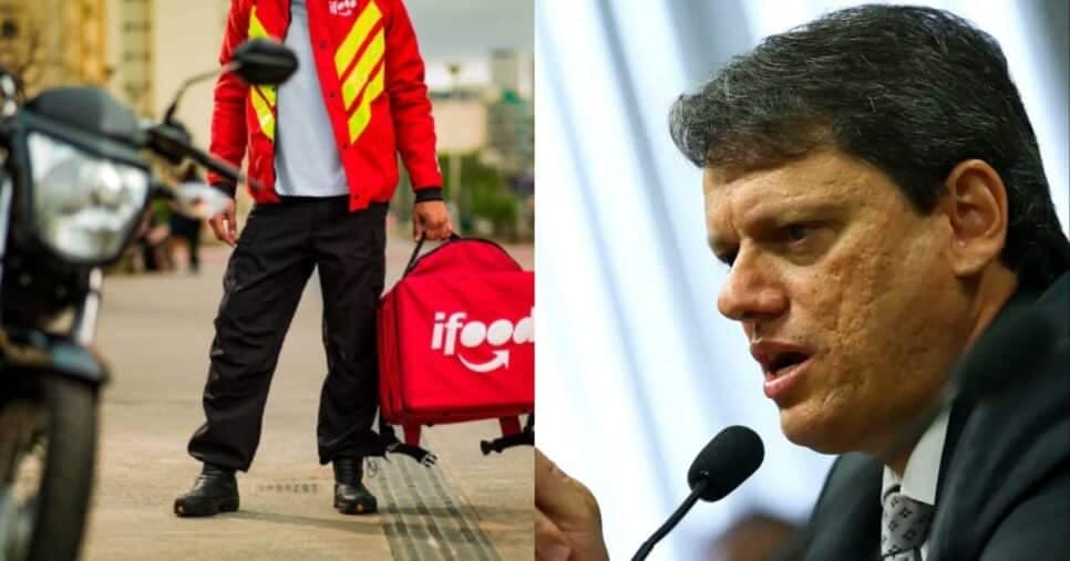 Nova decisão de Tarcísio em SP traz isenção dessas dívidas a motoqueiros do Ifood em 2026