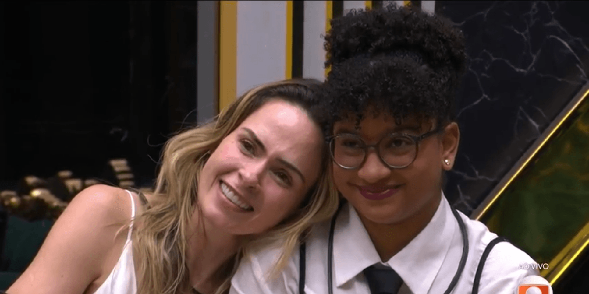 Ana Paula ao lado de Milena na noite de ontem, no BBB 26 (Foto: Reprodução/ Globo) Ana Paula ao lado de Milena na noite de ontem, no BBB 26 (Foto: Reprodução/ Globo)
