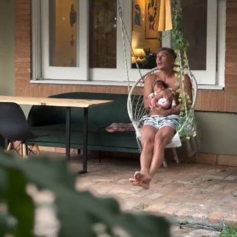 Ivan Moré com a filha caçula (Foto: Reprodução / Instagram) Ivan Moré com a filha caçula (Foto: Reprodução / Instagram)