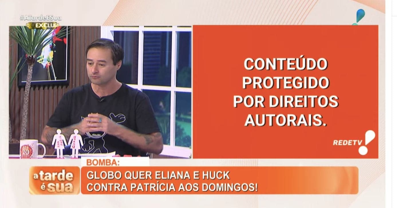Alessandro Lo-Bianco no A Tarde É Sua (Foto: Reprodução / RedeTV! / YouTube) Alessandro Lo-Bianco no A Tarde É Sua (Foto: Reprodução / RedeTV! / YouTube)