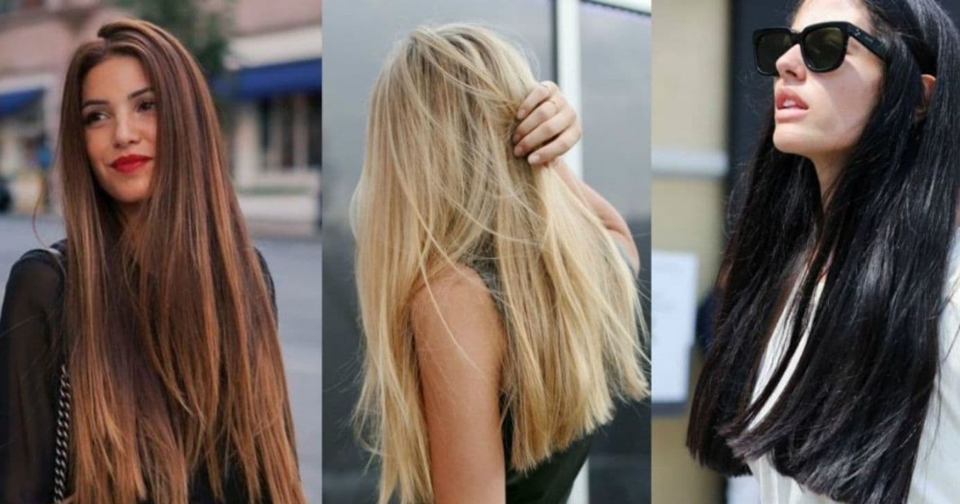 Blunt cut alongado (Foto Reprodução/Montagem/Pinterest) Blunt cut alongado (Foto Reprodução/Montagem/Pinterest)