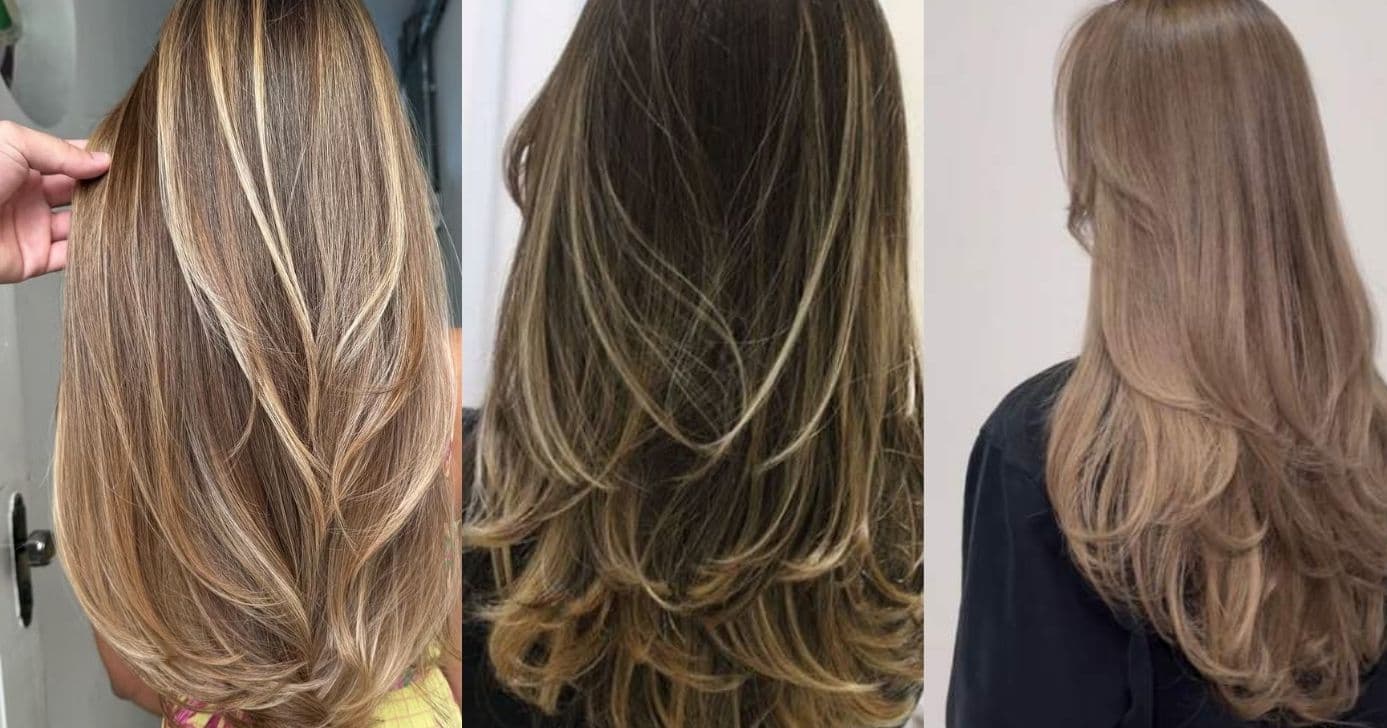 Corte reto com ponta modelada (Foto Reprodução/Montagem/Lennita/Pinterest) Corte reto com ponta modelada (Foto Reprodução/Montagem/Lennita/Pinterest)