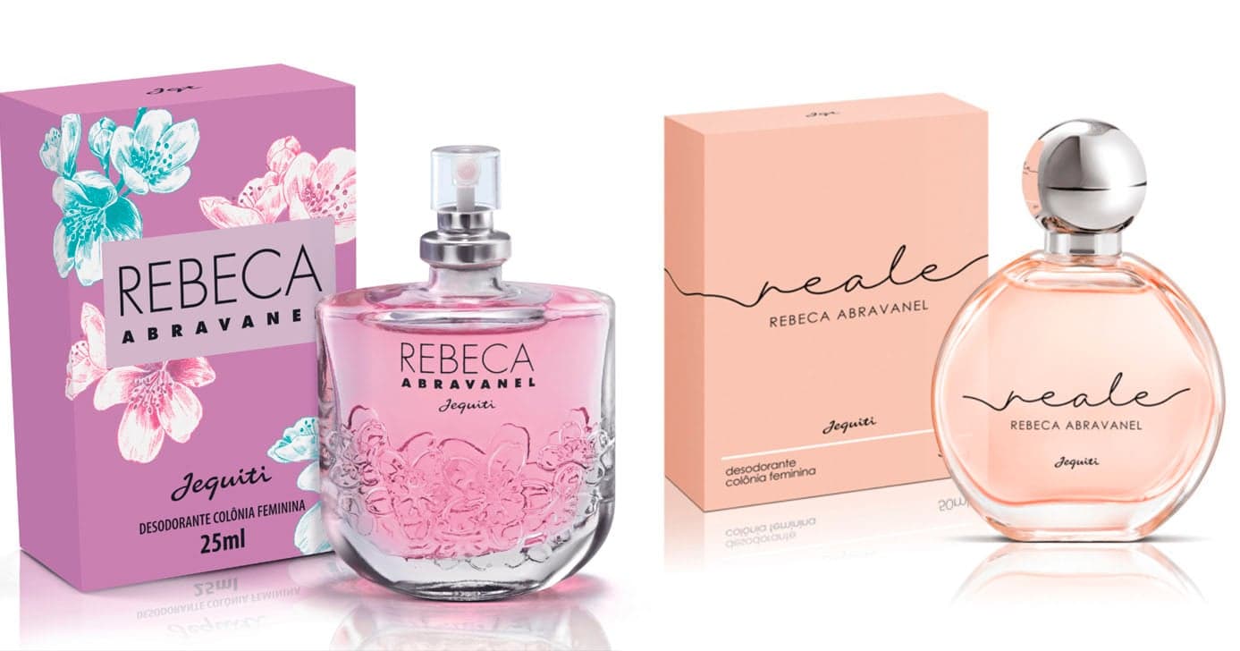 Perfumes Rebeca Abravanel Desodorante Colônia Feminina Jequiti e Rebeca Abravanel Reale Desodorante Colônia Feminina (Foto: Reprodução) Perfumes Rebeca Abravanel Desodorante Colônia Feminina Jequiti e Rebeca Abravanel Reale Desodorante Colônia Feminina (Foto: Reprodução)