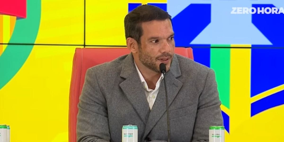 Samir Xaud é o presidente da CBF (Reprodução: Zero Hora / Youtube) Samir Xaud é o presidente da CBF (Reprodução: Zero Hora / Youtube)
