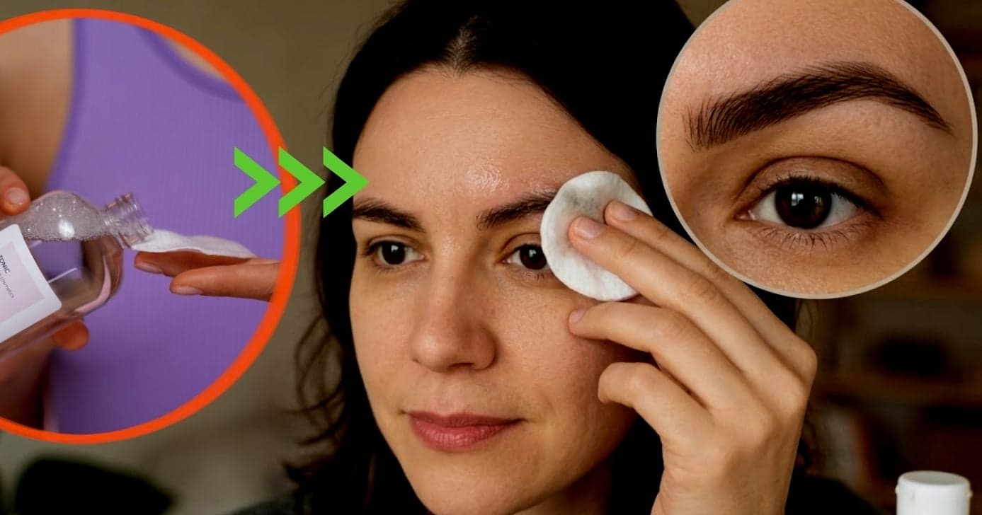 Sobrancelha rala? Esse tônico com 3 ingredientes encorpa os fios em apenas 7 dia