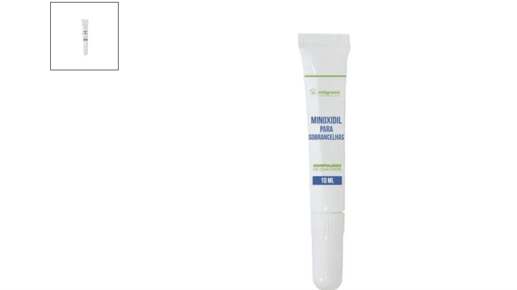 Minoxidil para Sobrancelhas 10ml - Foto Internet Minoxidil para Sobrancelhas 10ml - Foto Internet