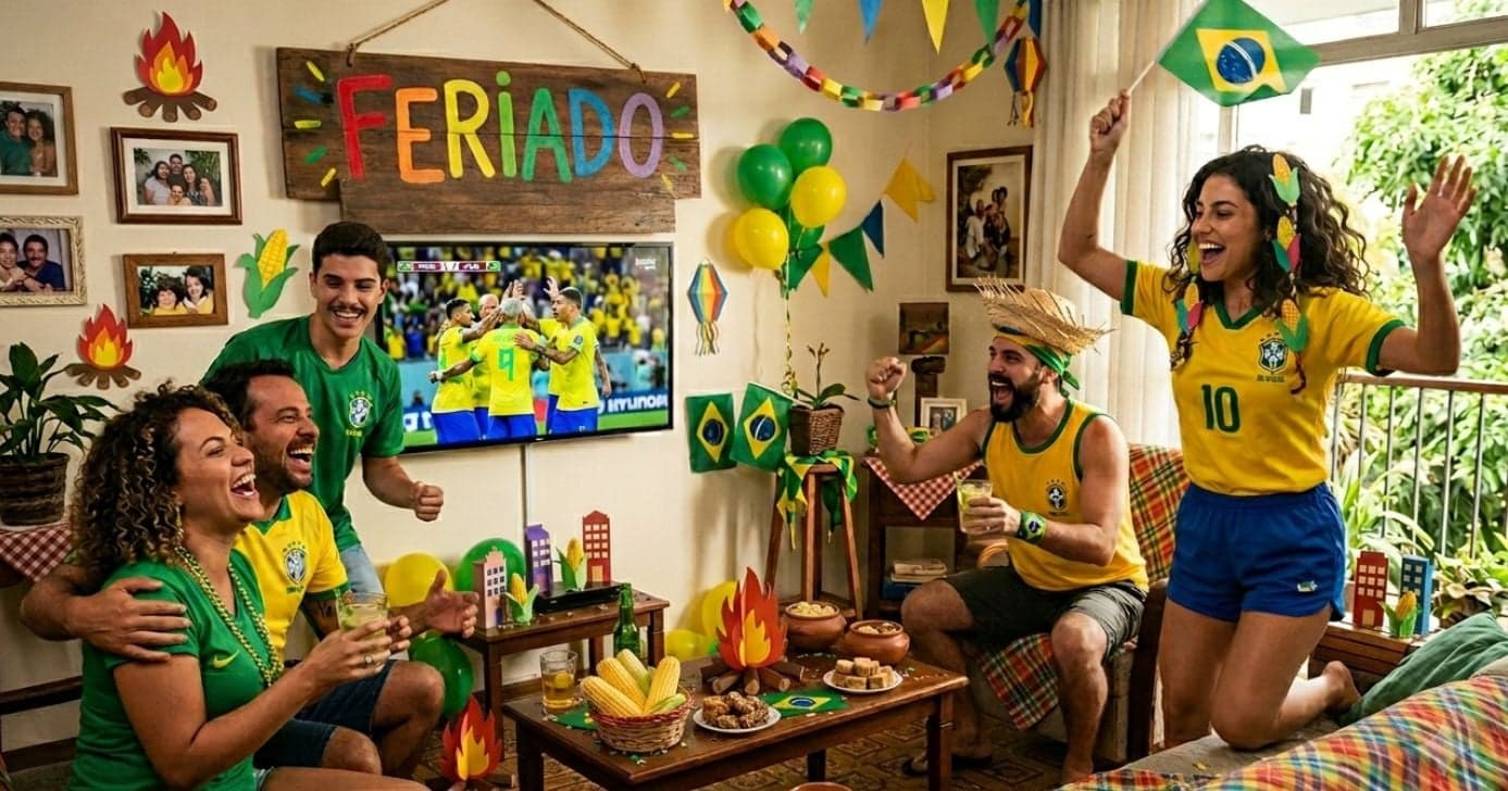 São João: 5 capitais têm feriado confirmado em pleno jogo do Brasil na Copa quarta (24)