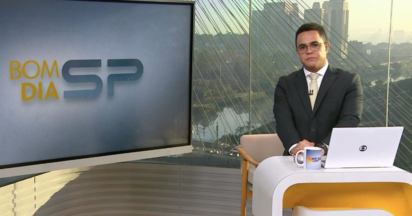 Marcelo Pereira no Bom Dia São Paulo (Foto: Reprodução / Globo) Marcelo Pereira no Bom Dia São Paulo (Foto: Reprodução / Globo)