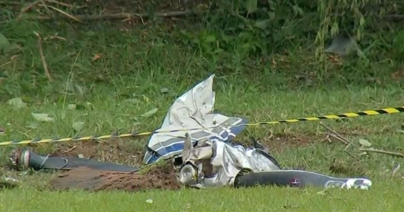 Sabina Simoanto confirma queda de avião de pequeno porte (Foto: Reprodução / Globo) Sabina Simoanto confirma queda de avião de pequeno porte (Foto: Reprodução / Globo)