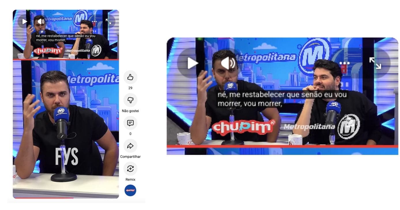 Zé Neto e Cristiano em entrevista no Chupim (Foto: Reprodução / X) Zé Neto e Cristiano em entrevista no Chupim (Foto: Reprodução / X)