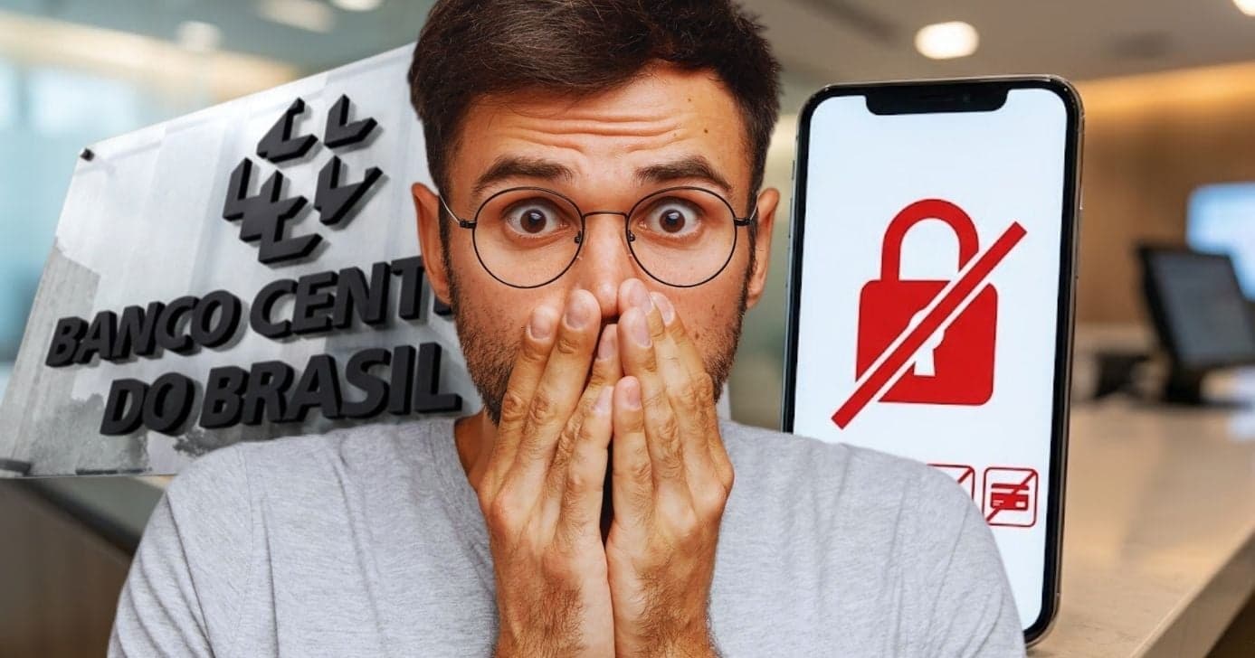 Sem Pix, saque e mais: Comunicado do Banco Central informa o que pode bloquear sua conta em 2026
