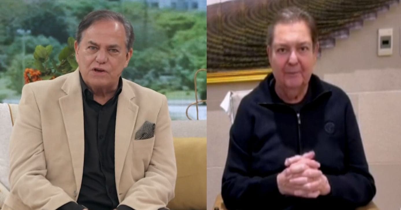 Faustão faz rara aparição na Globo para fazer revelação sobre Ronnie Von: "Pouca gente sabe"