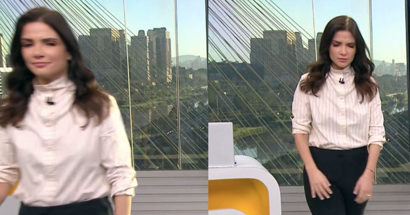 Atitude de repórter faz Sabina Simonato abandonar estúdio: "Vou embora"