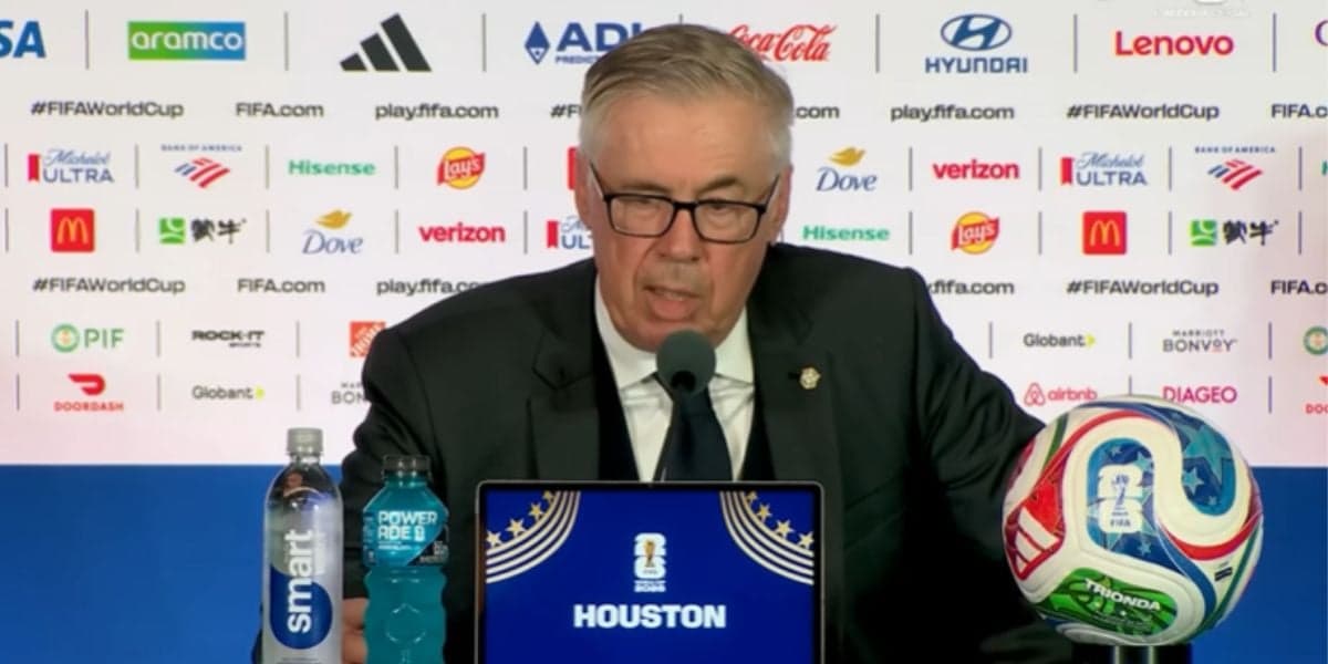 Carlo Ancelotti precisa escolher o substituto de Paquetá (Reprodução: Youtube) Carlo Ancelotti precisa escolher o substituto de Paquetá (Reprodução: Youtube)